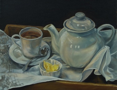 Tea with Lemon
oil on canvas
11” x 14”
